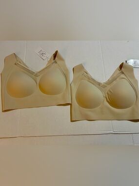 LOT of 2 Mirahug Lifting and Shaping Corrector Bra Comfy Breast XL Back Posture